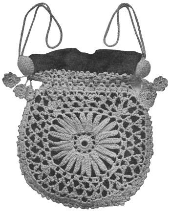 Princess Louise Crocheted Bag Design. Princess Louise Crocheted Bag Design.
