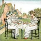 Kate Greenaway Tea Time