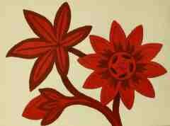 applique on linen